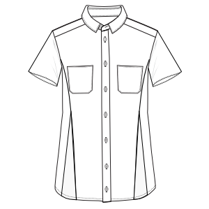 Fashion sewing patterns for Shirt SS 3030